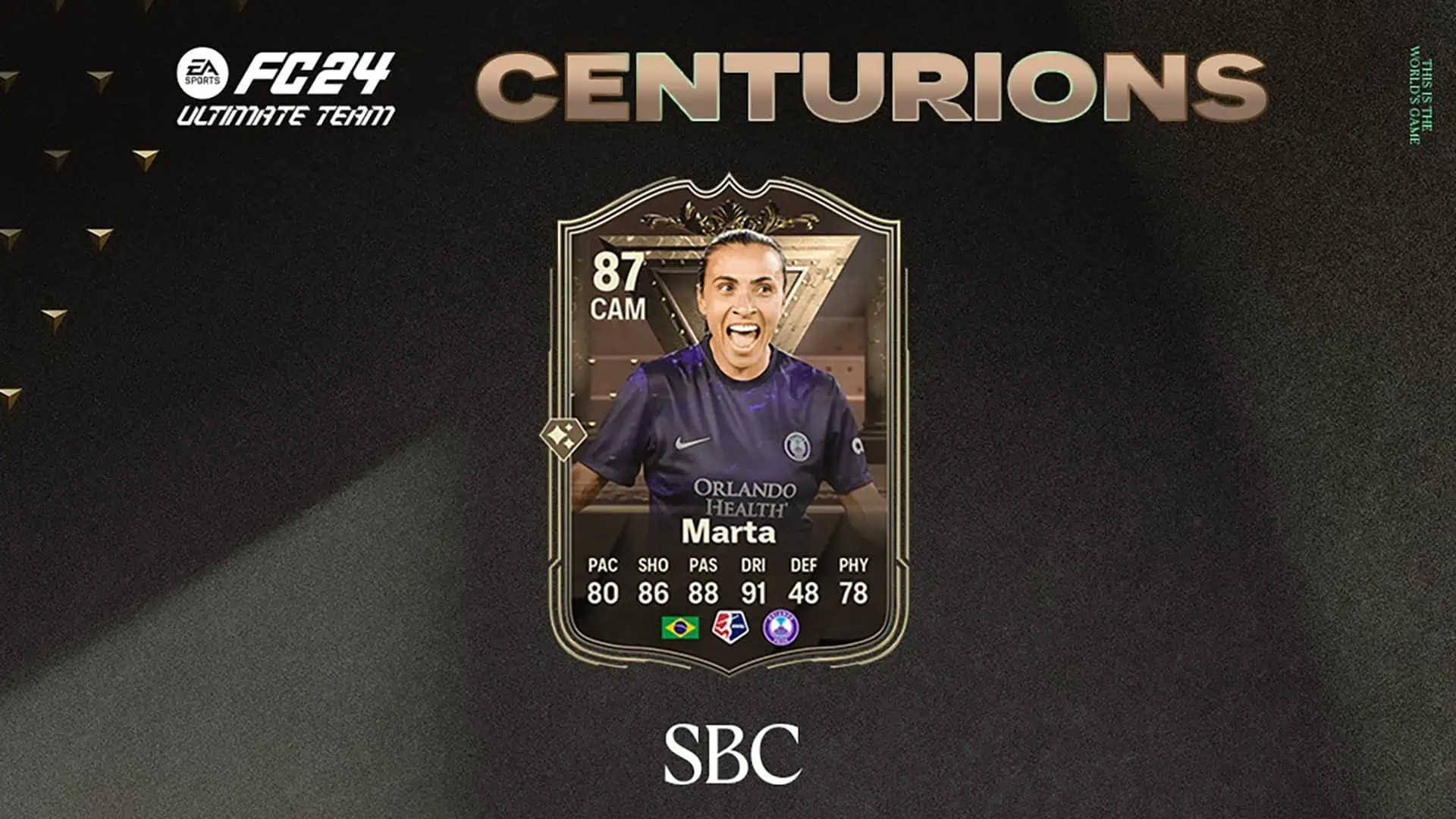 FC 24 Marta Centurions SBC