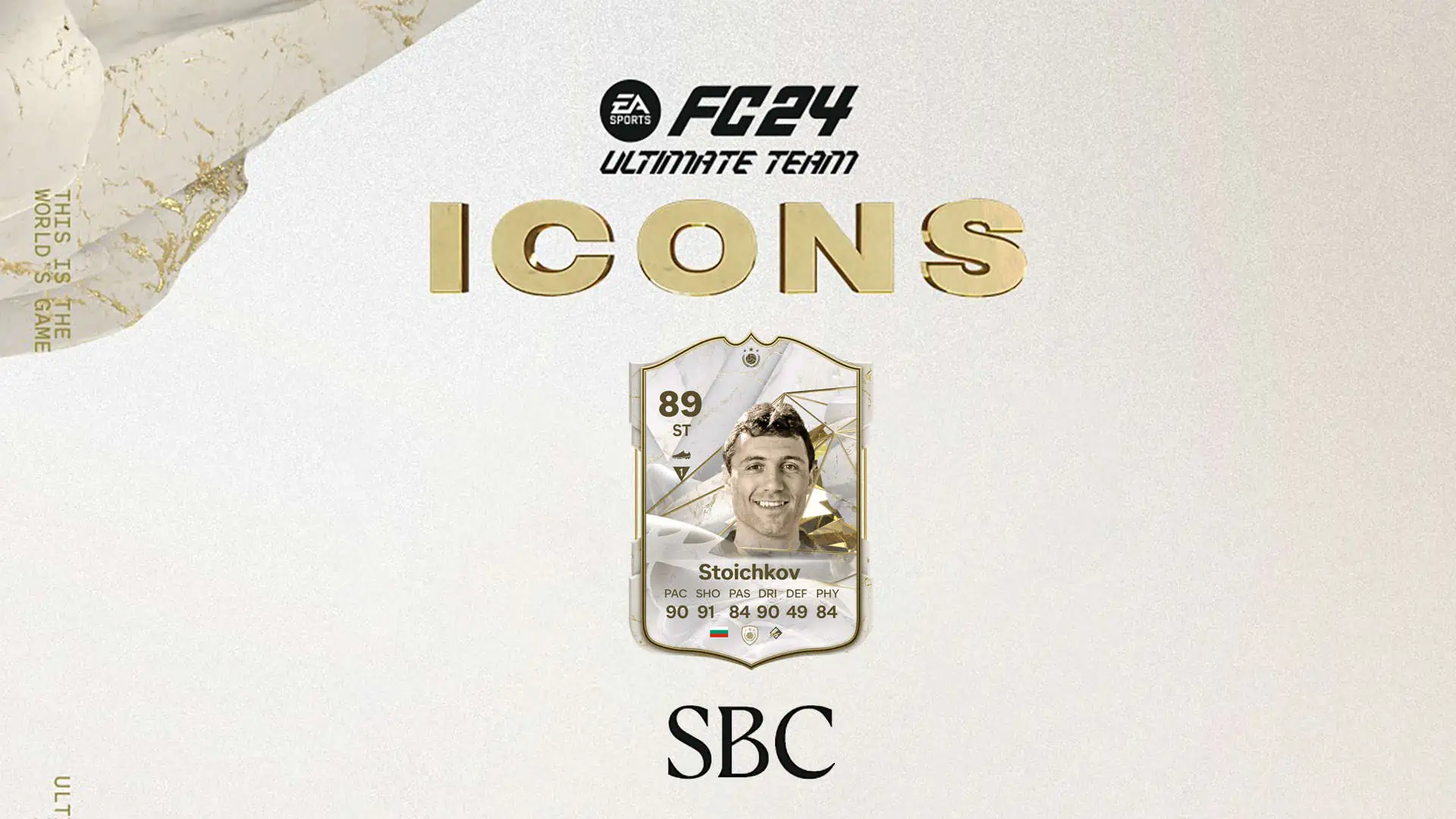 FC 24 SBC Stoichkov ICON