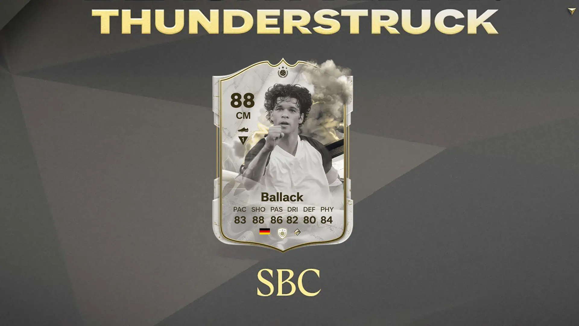 FC 24 Michael Ballack SBC THUNDERSTRUCK ICON
