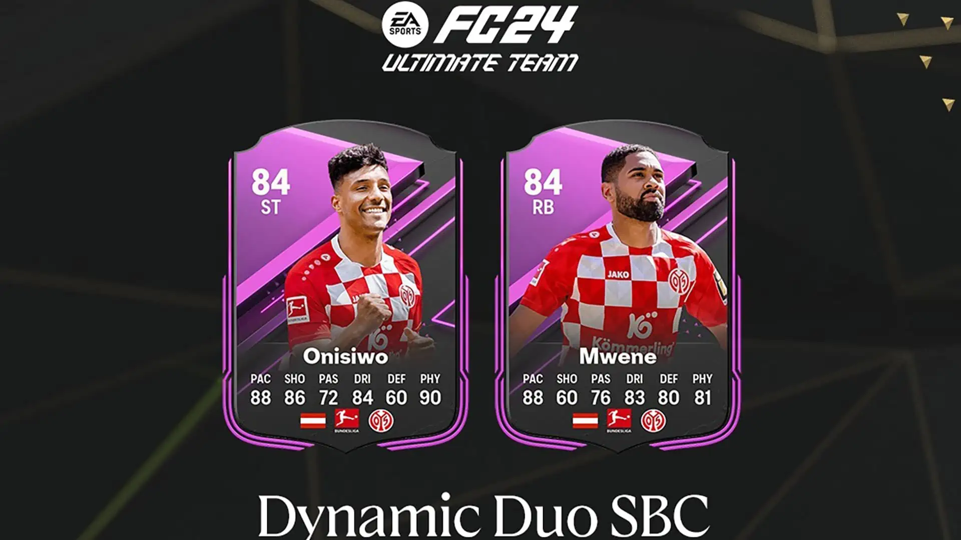 FC 24 SBC ONISIWO AND MWENE DYNAMIC DUOS