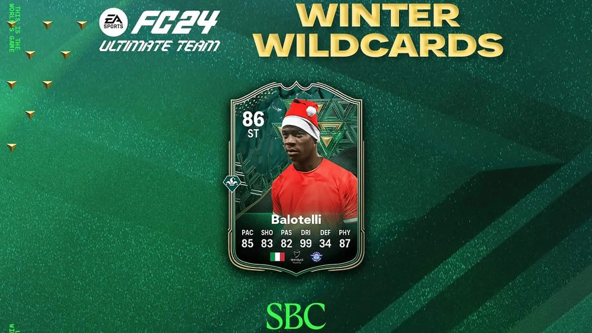 FC 24 SBC BALOTELLI WINTER WILDCARDS