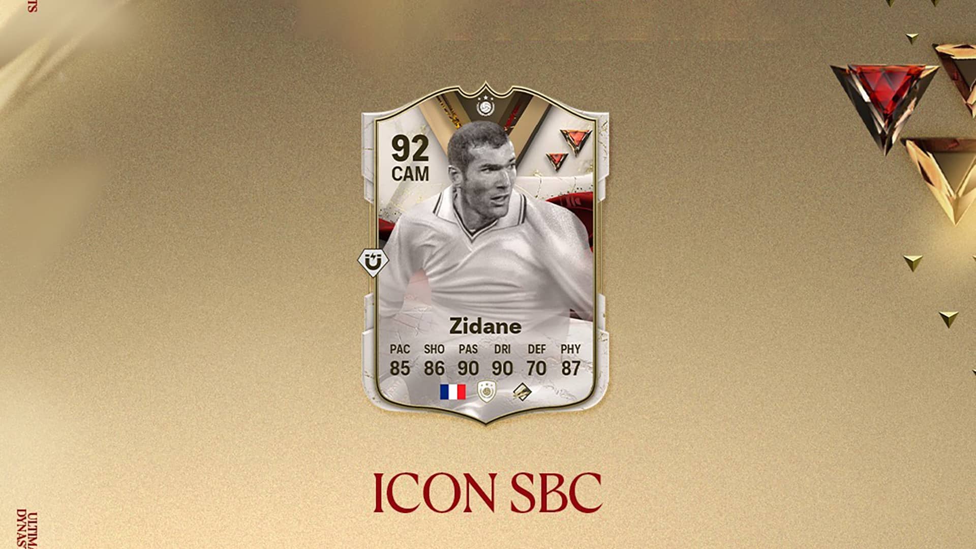 EA FC 24 Zinedine Zidane Ultimate Dynasties Icon SBC FifaUltimateTeam.it UK