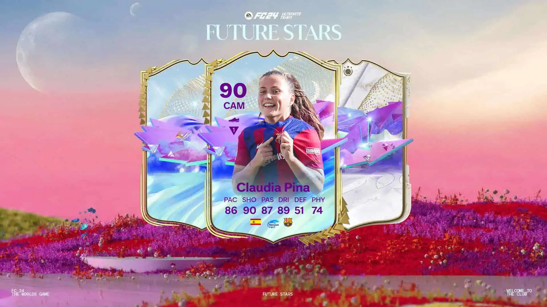 FC 24 Clàudia Pina SBC FUTURE STARS