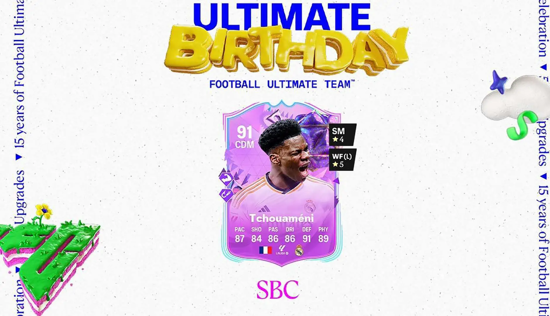 FC 24 Tchouameni Birthday SBC