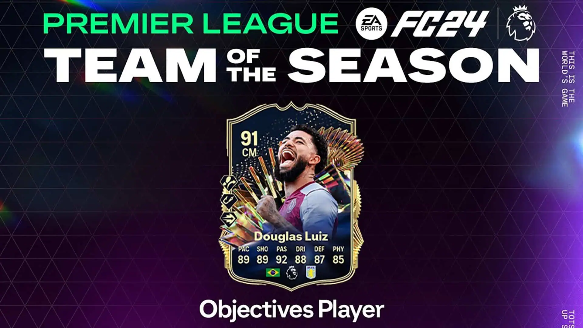 FC 24 Douglas Luiz TOTS OBJ