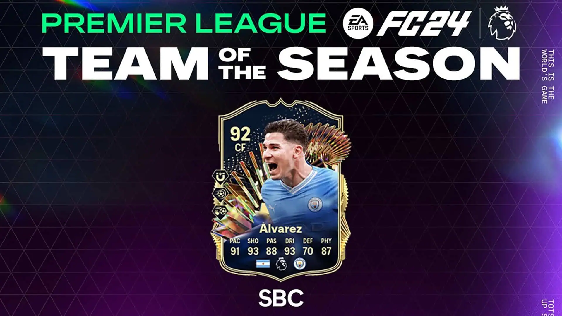 FC 24 SBC ALVAREZ TOTS