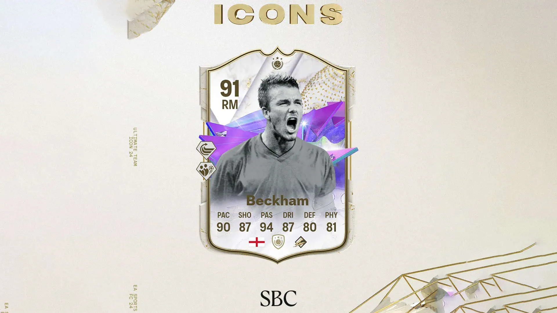 FC 24 David Beckham FS SBC