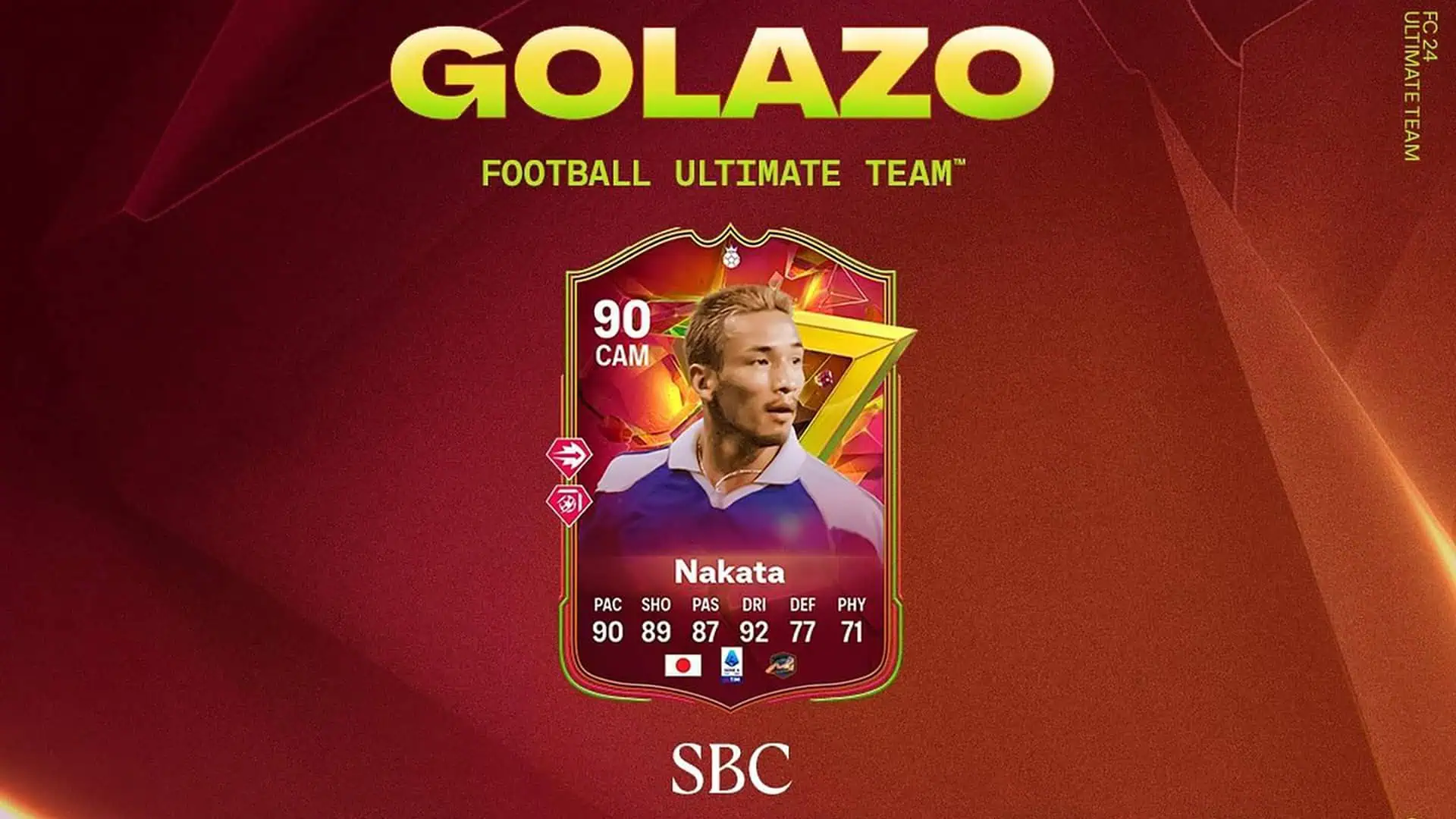 FC 24 SBC Nakata Golazo