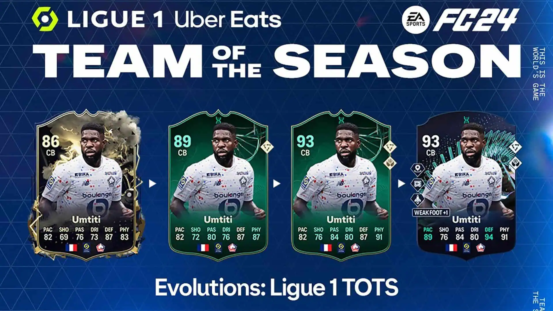 EA FC 24 Ligue 1 TOTS EVO OBJ