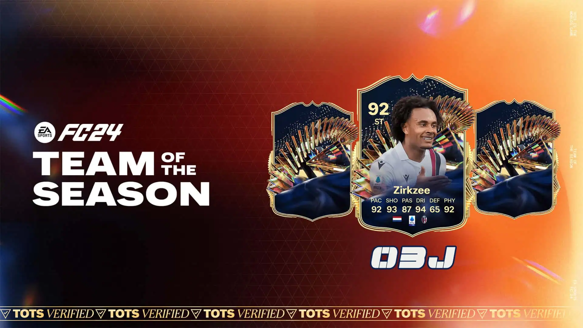 EA FC 24 Zirkzee TOTS OBJ
