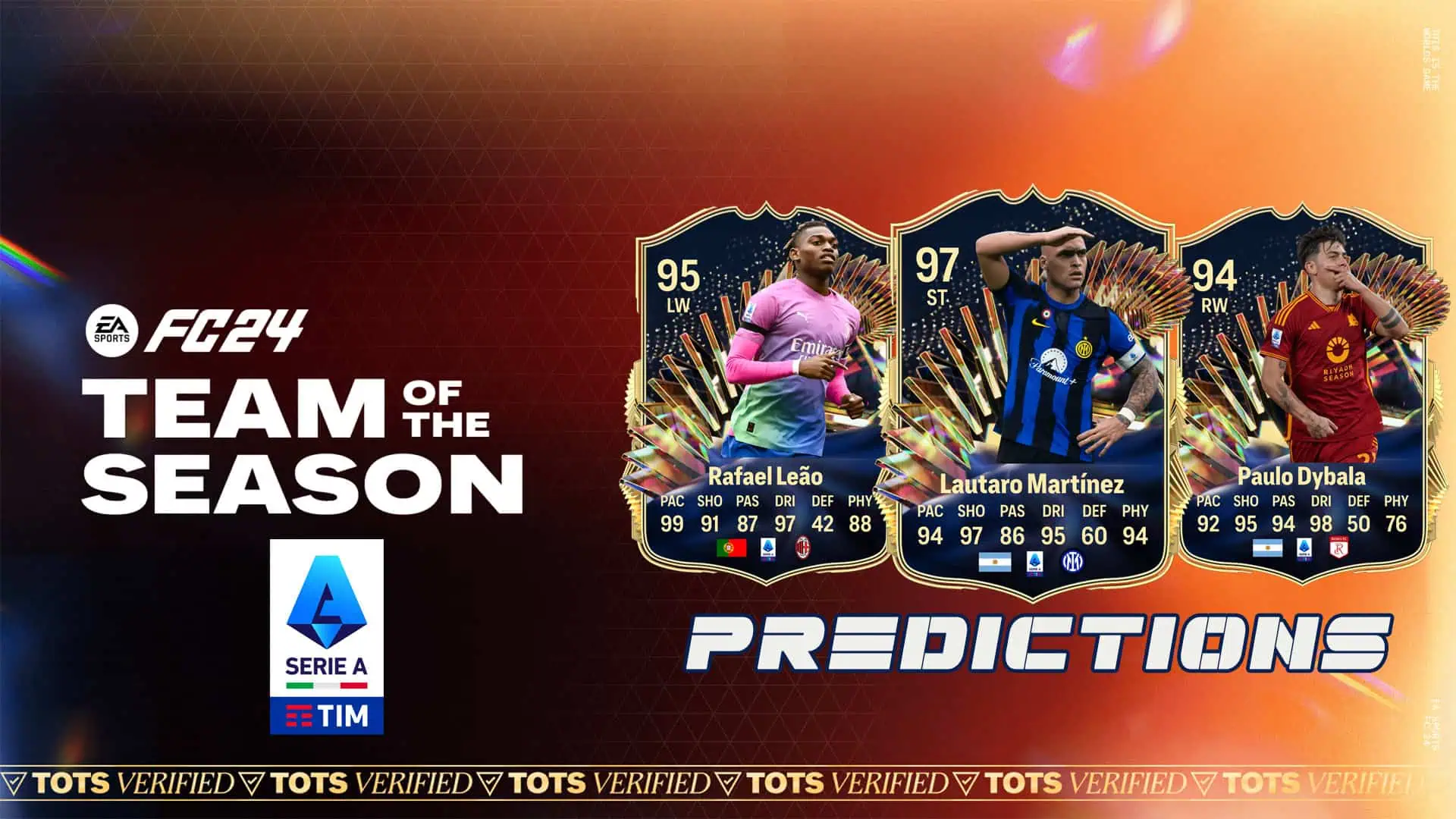 EA FC 24 TOTS SERIE A PREDICTIONS
