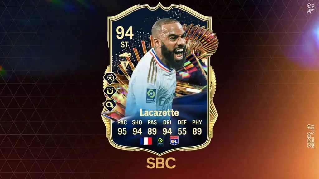 EA FC 24 SBC Lacazette TOTS