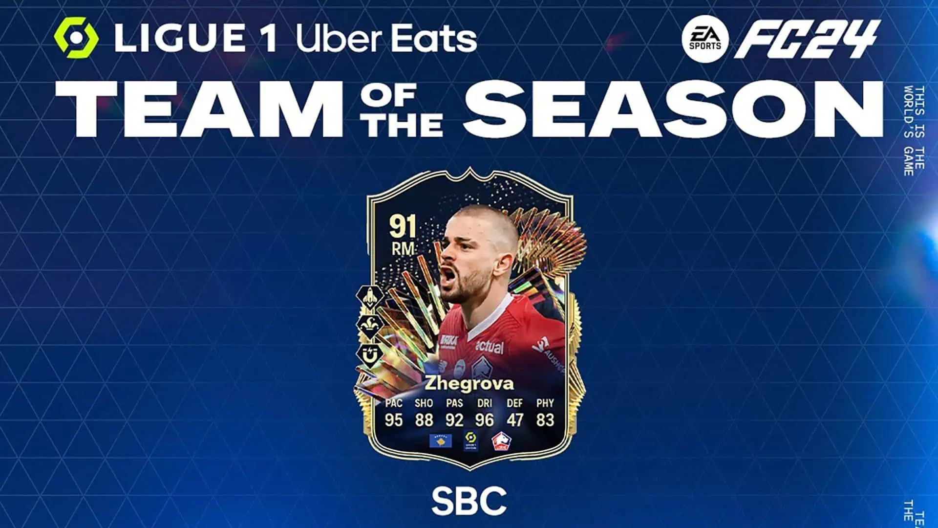 EA FC 24 SBC Zhegrova TOTS