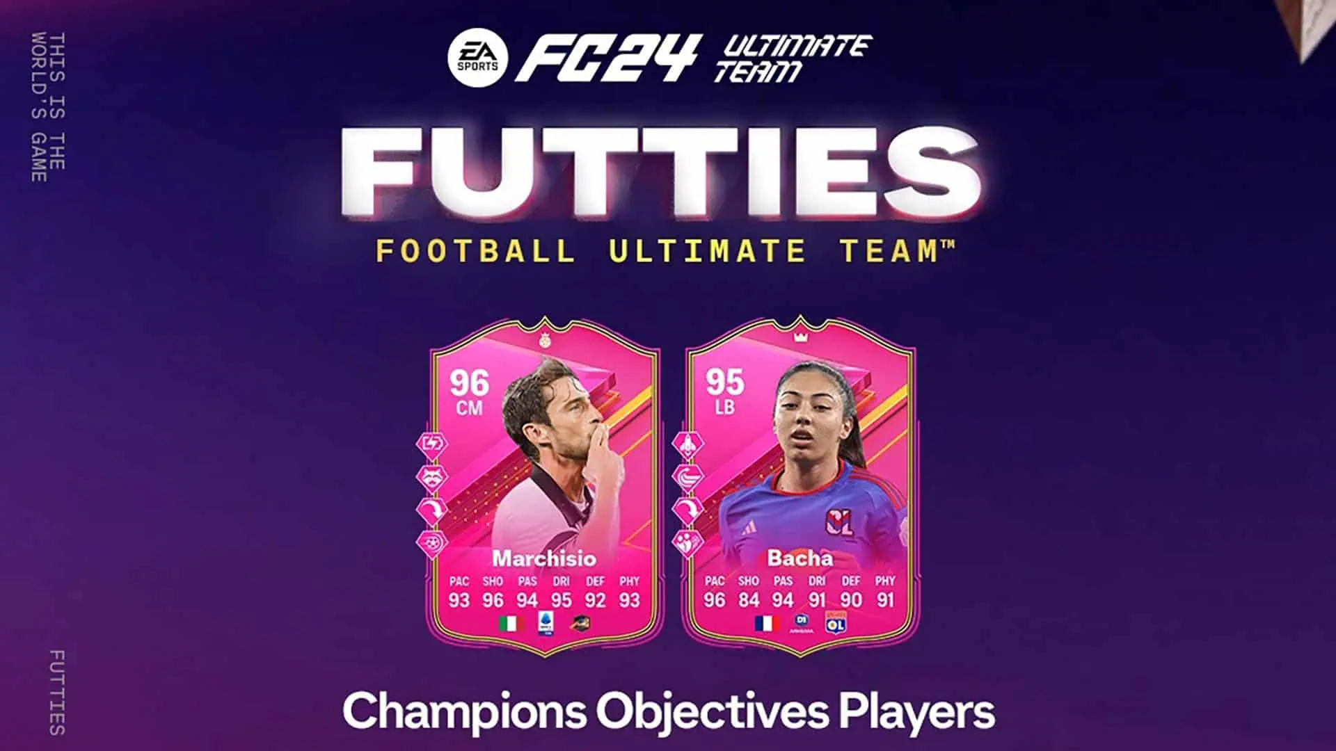EA FC 24 MARCHISIO AND BACHA FUTTIES OBJ