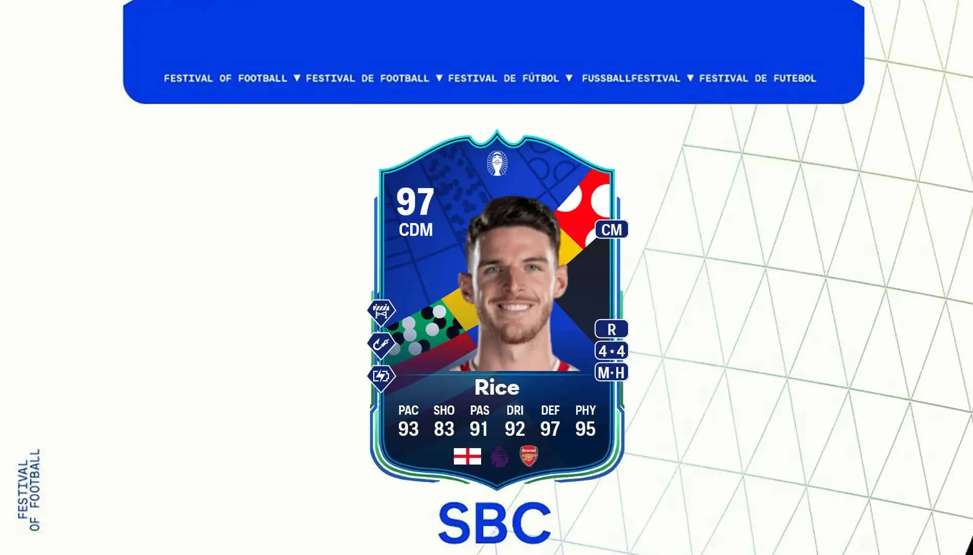 EA FC 24 Rice International Stars SBC