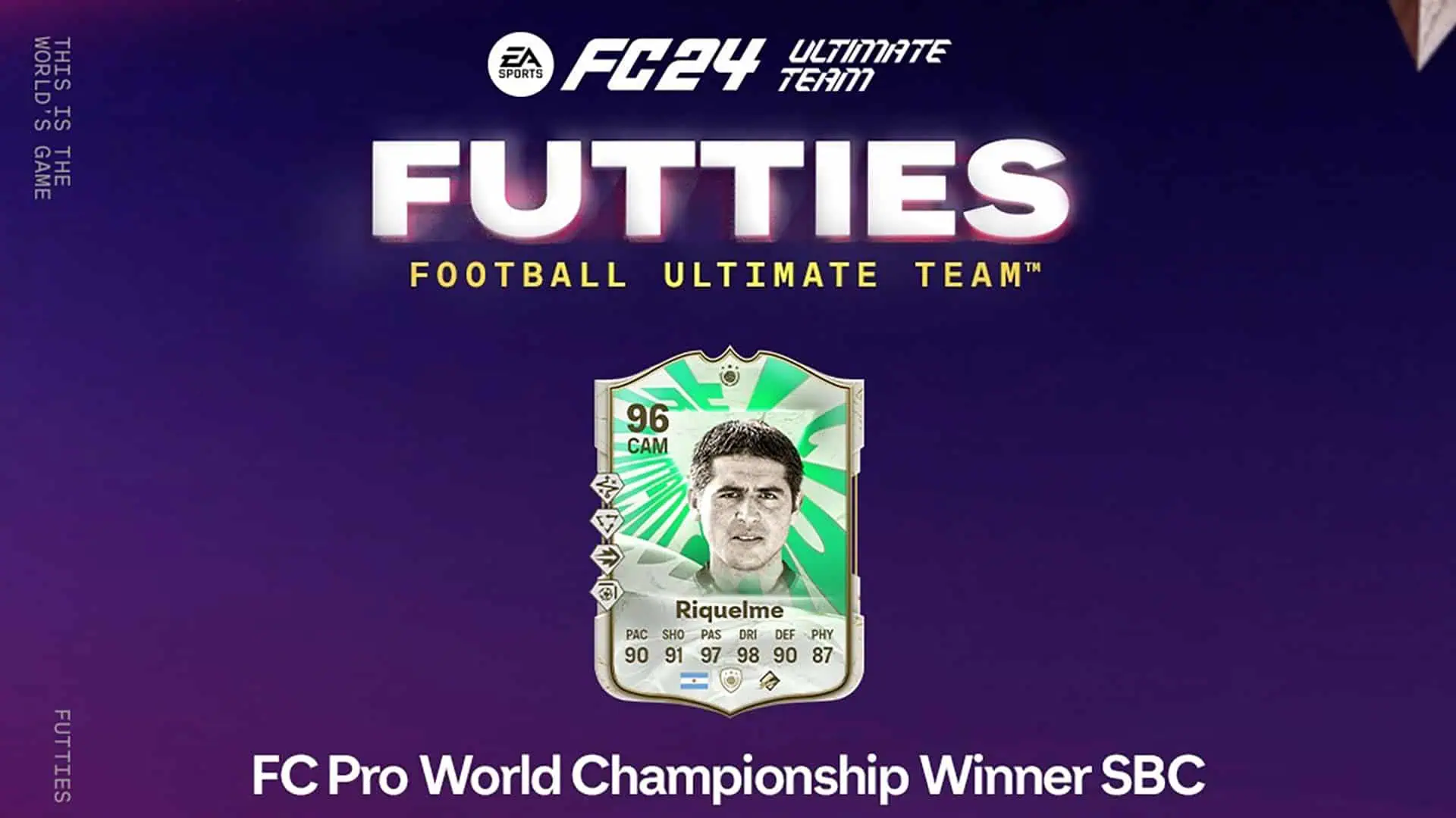 EA FC 24 Riquelme FC Pro Champion Icon SBC