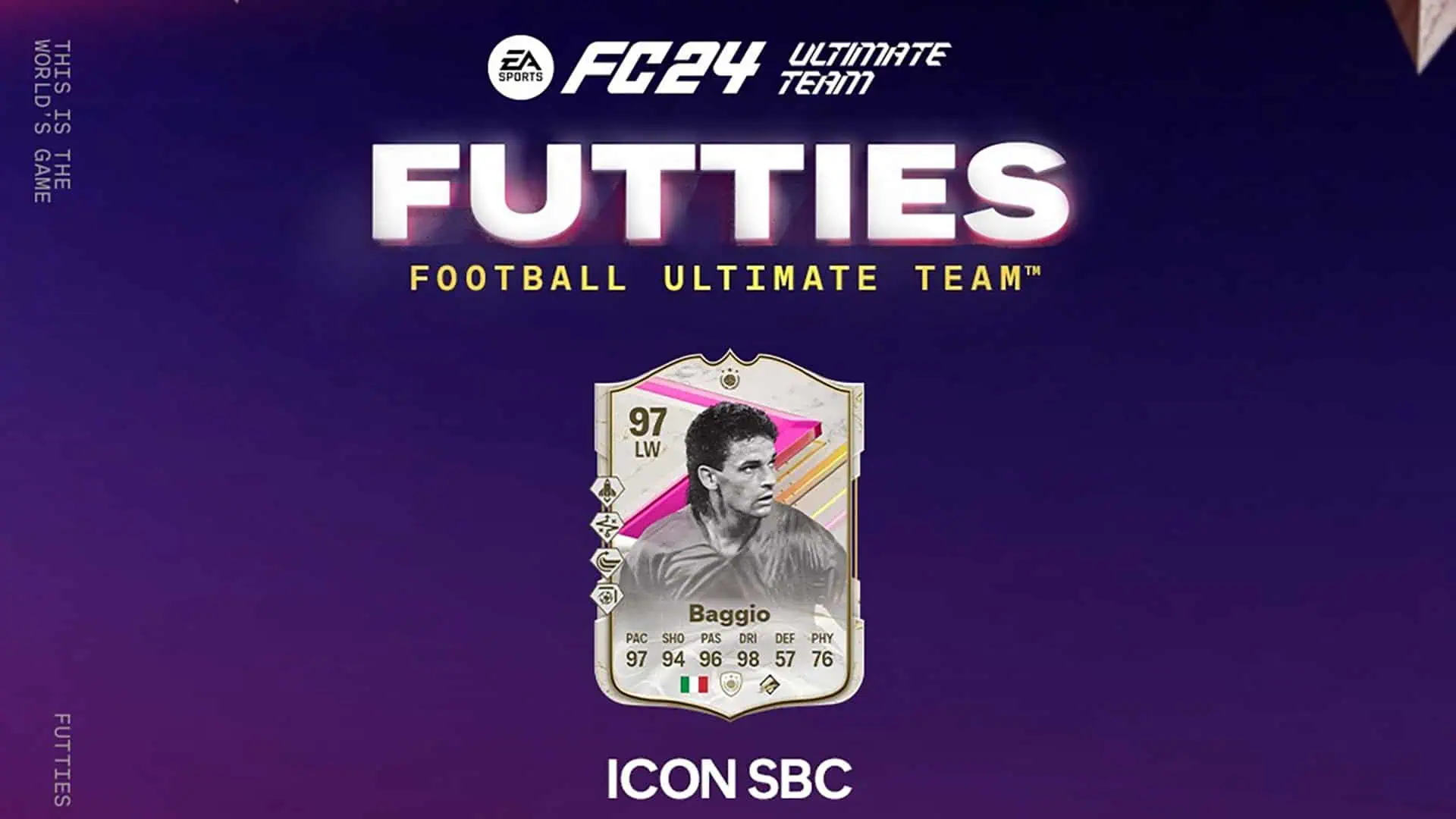 EA FC 24 BAGGIO FUTTIES SBC