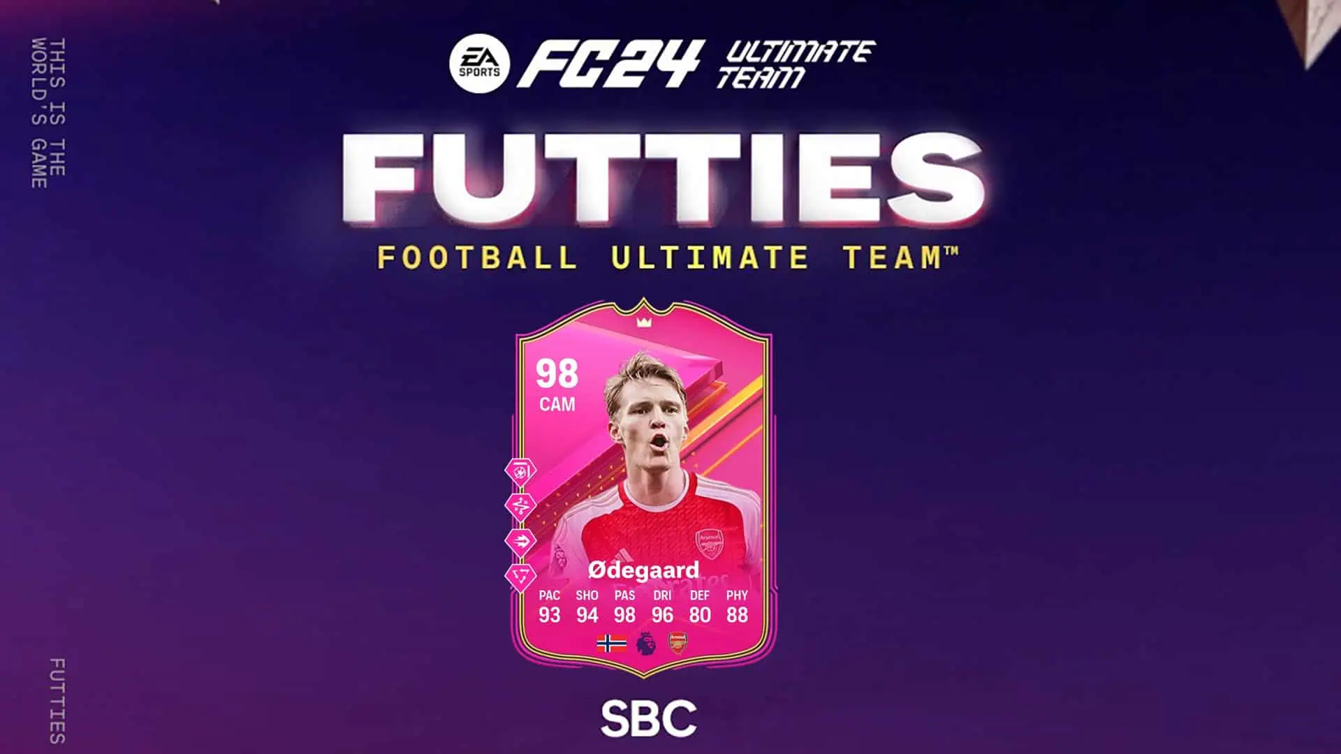 EA FC 24 Odegaard FUTTIES SBC