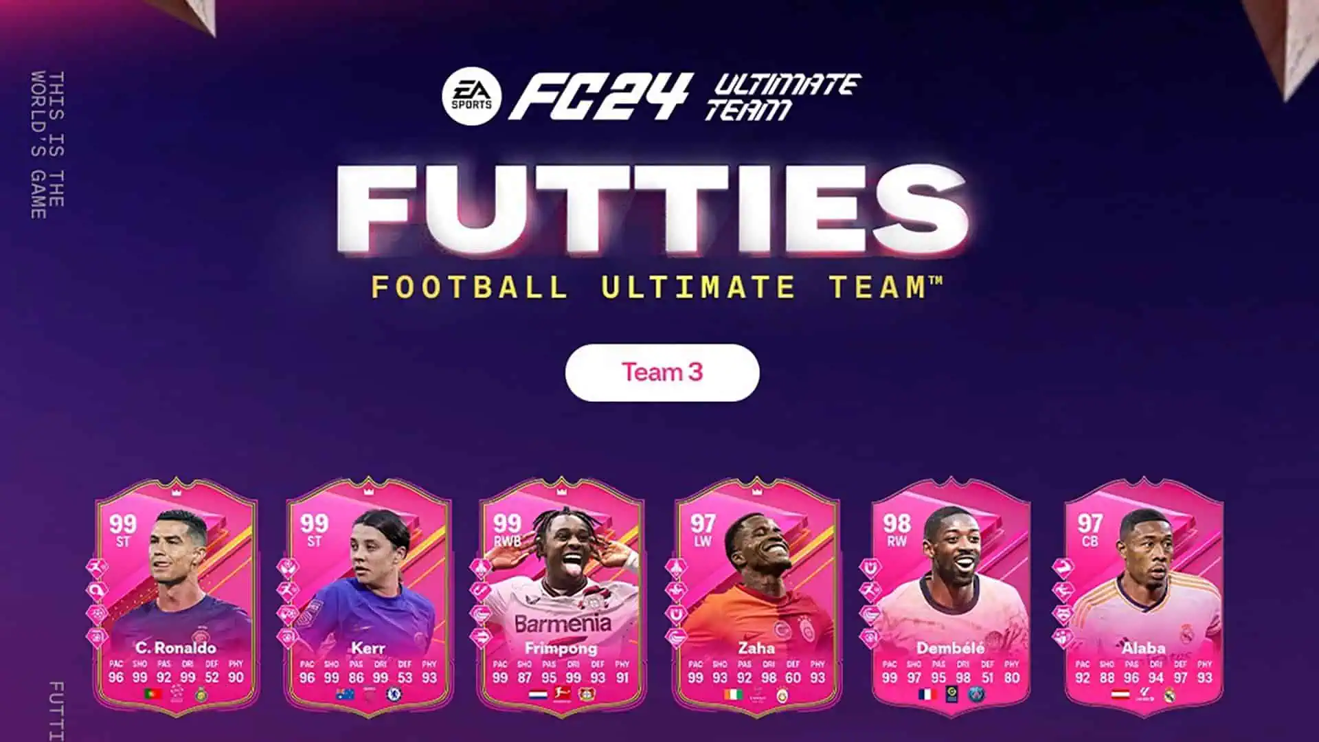 EA FC 24 FUTTIES TEAM 3