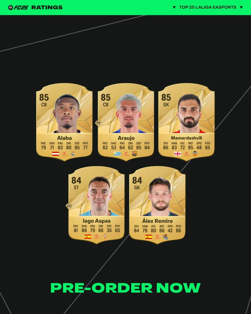 Ratings LaLiga FC 25 V3