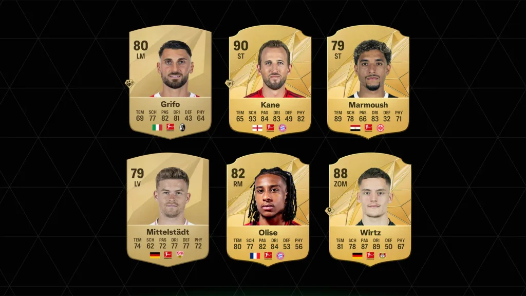 FC 25 BUNDESLIGA POTM NOMINEES SEPTEMBER