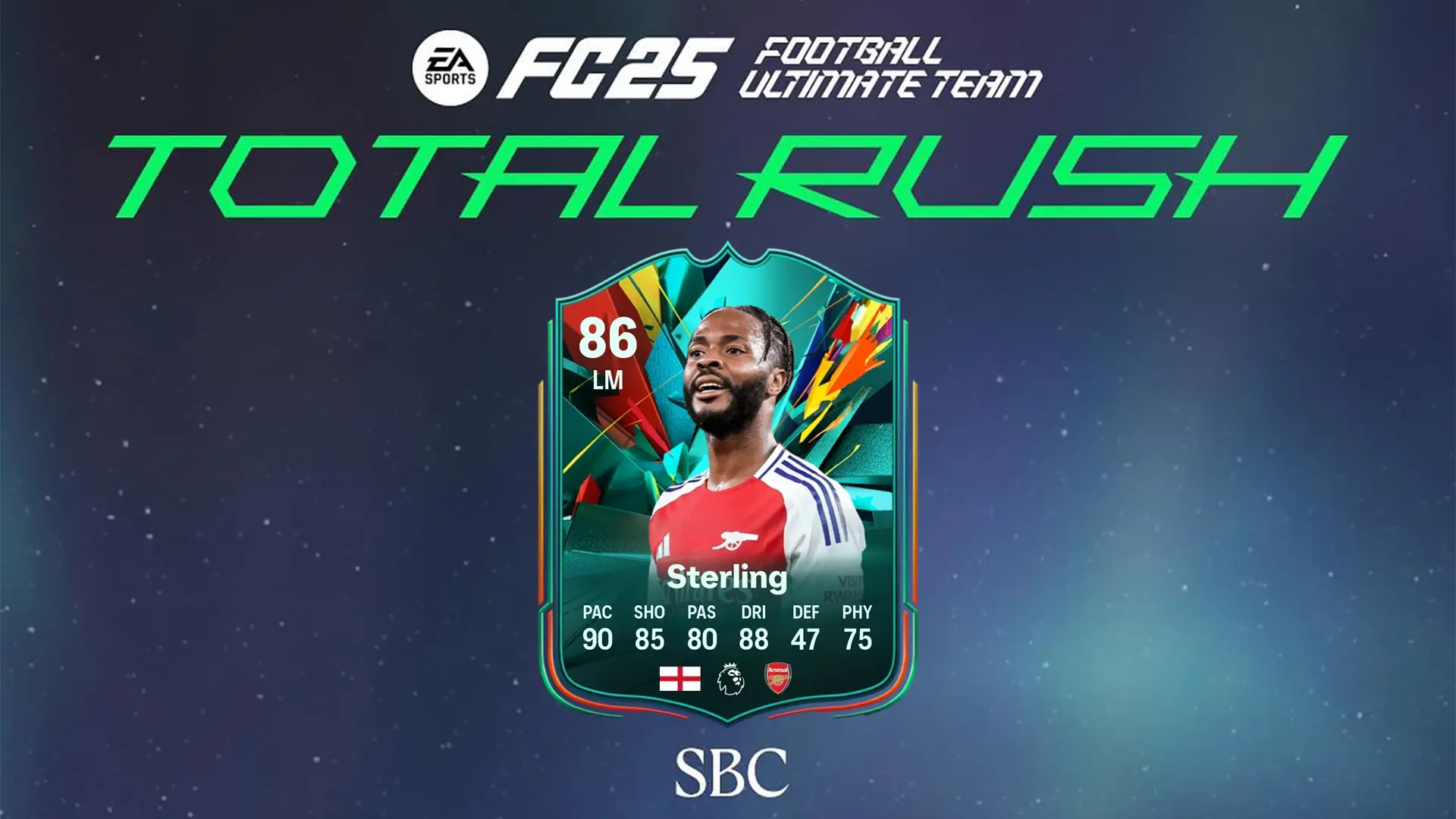 FC 25 STERLING TOTAL RUSH SBC