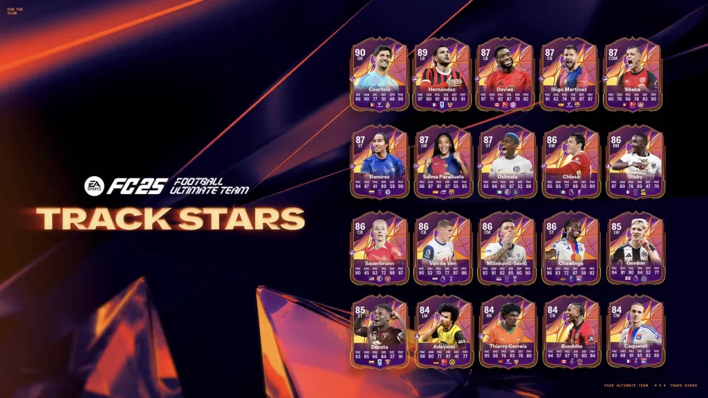 FC 25 TRACK STARS TEAM