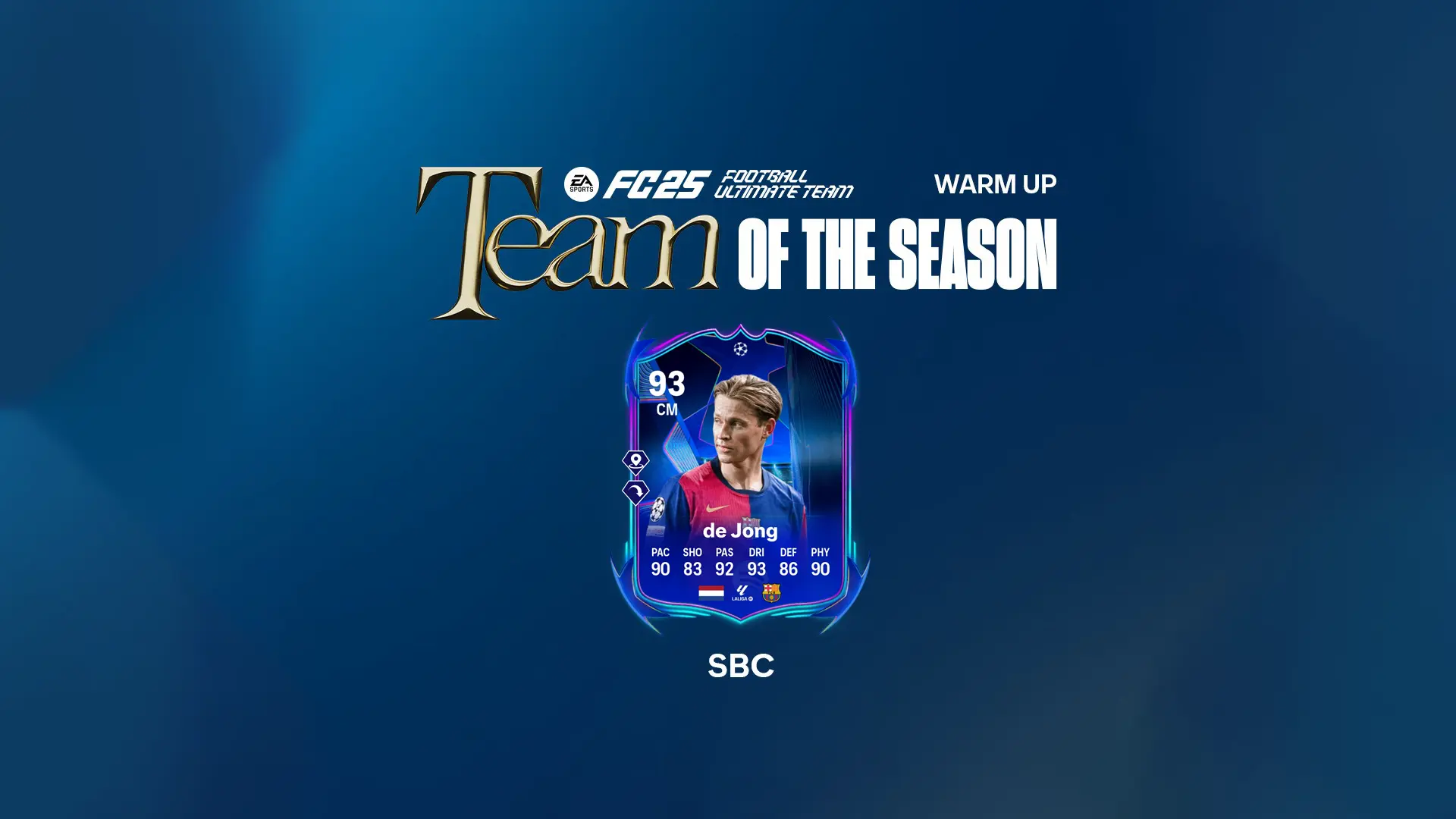 FC 25 De Jong RTTF SBC
