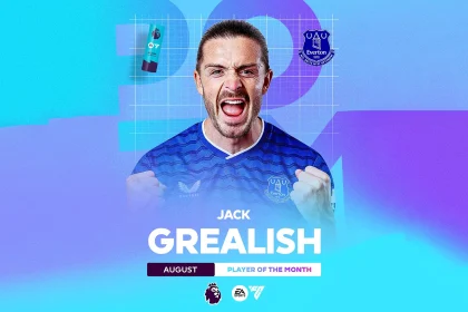Cover Grealish POTM August Premier League EA FC 26