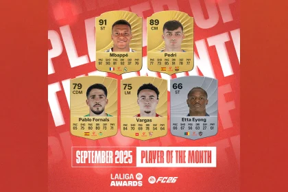 Cover POTM September Nominees LaLiga EA FC 26