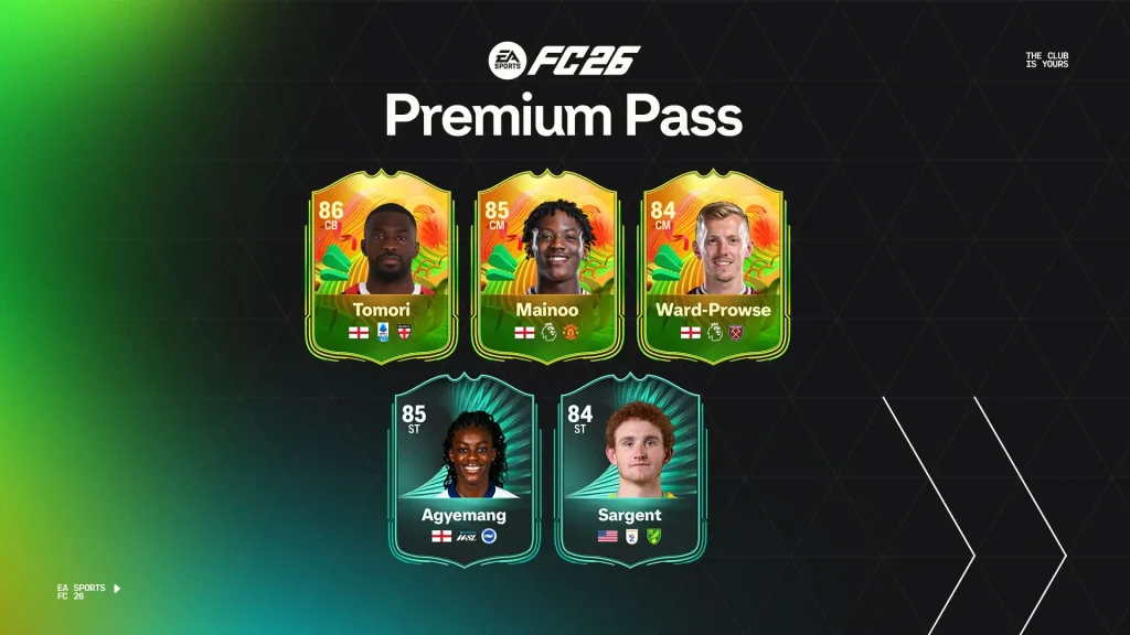 Rewards England 66 Season 1 Premium Pass EA FC 26