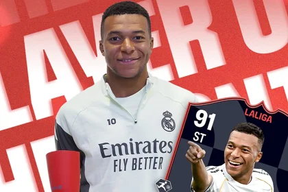 Cover Mbappe POTM LaLiga September EA FC 26