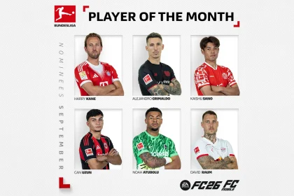 Cover Nominees POTM Bundesliga September EA FC 26