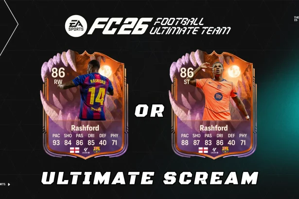 Cover SBC Player Pick Rashford Ultimate Scream EA FC 26