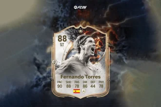 Cover Fernando Torres Thunderstruck Icon Prediction EA FC 26