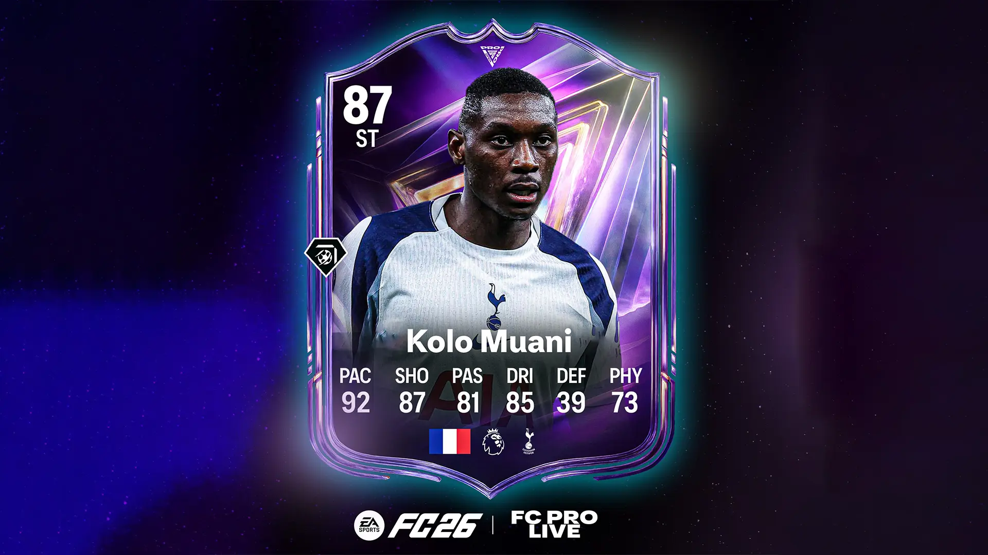 Cover Kolo Muani Pro Prediction EA FC 26