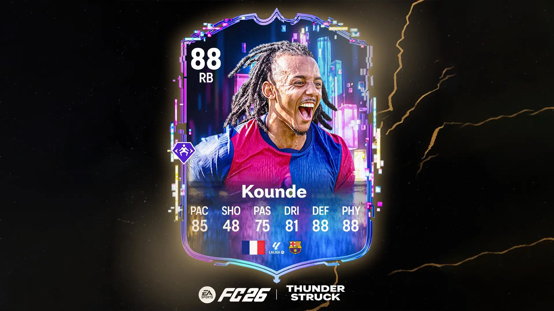 Cover Kounde Flashback Prediction EA FC 26