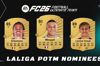 Cover La Liga POTM Nominees November EA FC 26