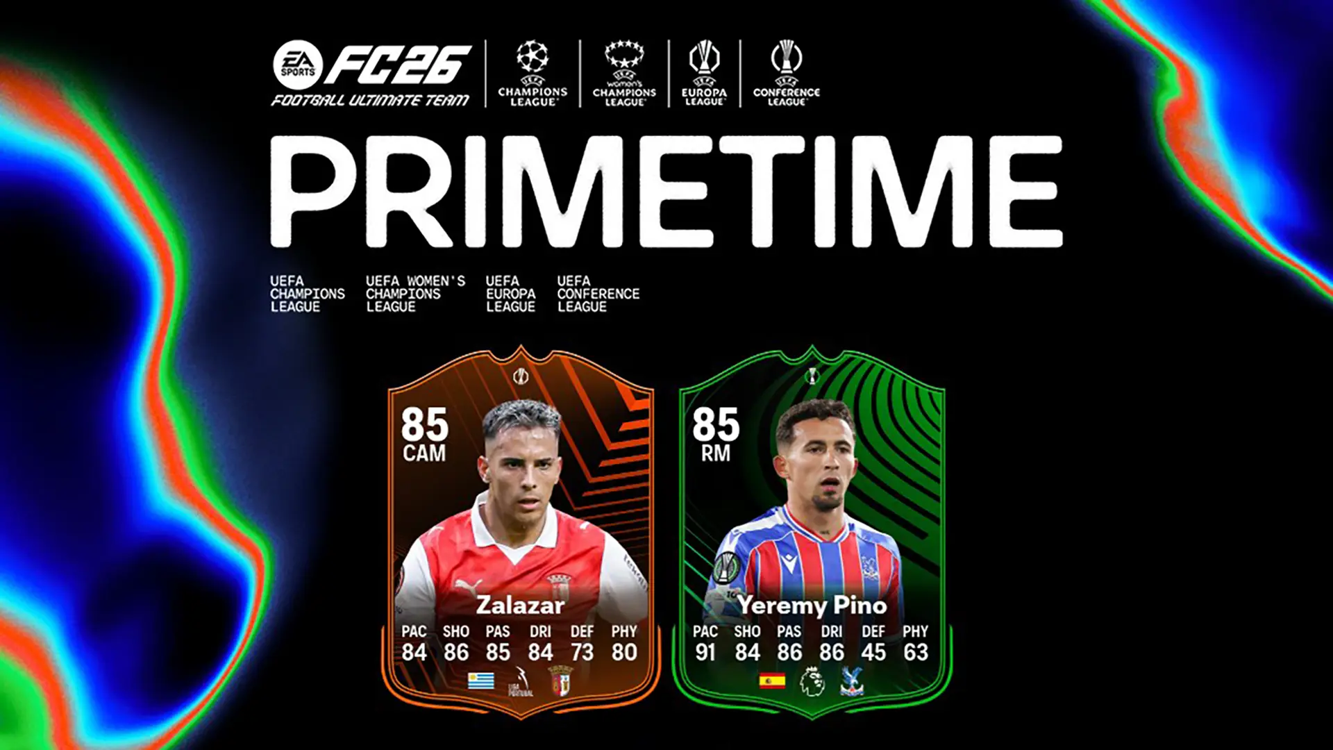 Cover SBC Pino Zalazar UEFA Primetime Player Pick EA FC 26