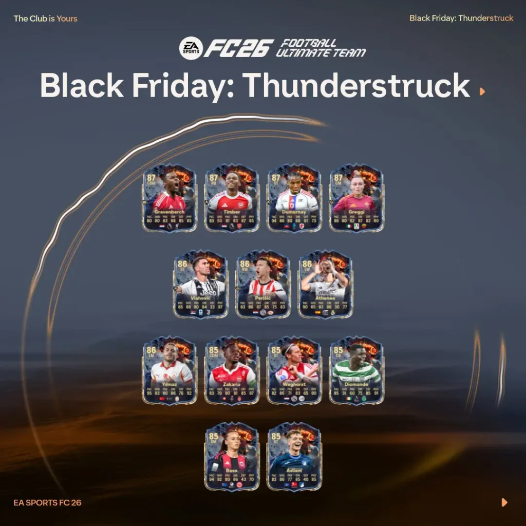 Team 2 Thunderstruck Black Friday EA FC 26