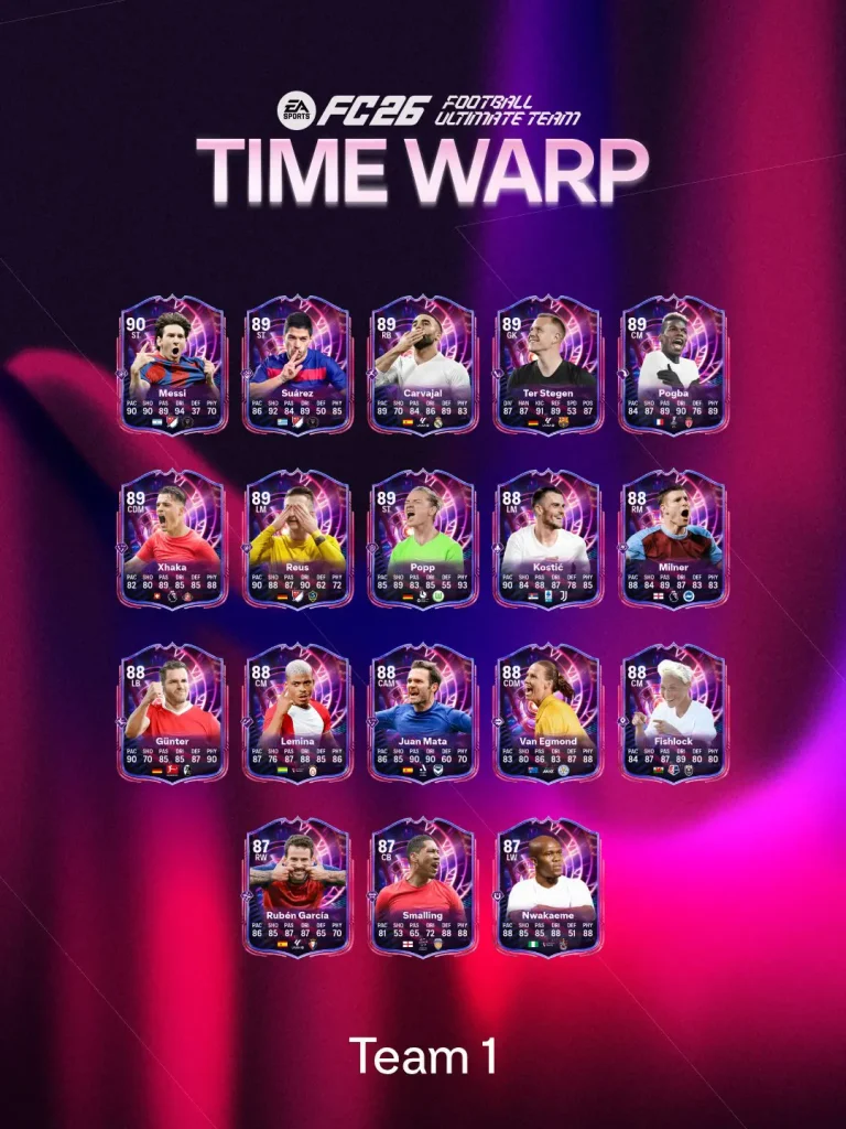 Team 1 Time Warp EA FC 26