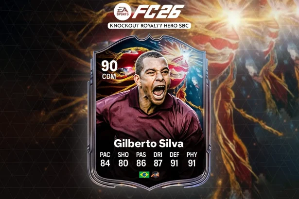 Cover SBC Gilberto Silva Hero Prediction EA FC 26