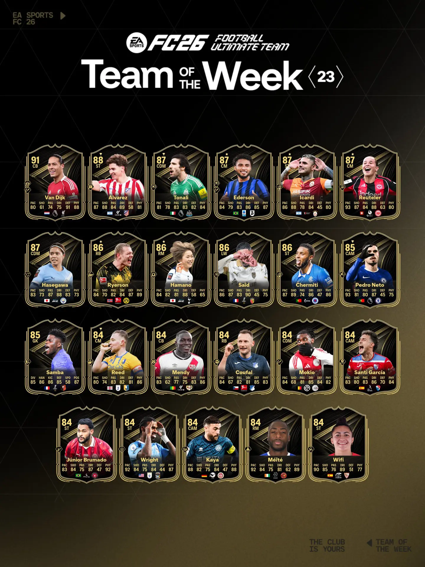 TOTW 23 EA FC 26