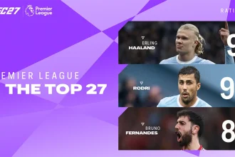 Cover Top Premier League Ratings Official EA FC 27
