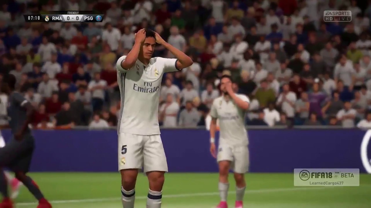 FIFA 18 Gameplay Real Madrid vs Paris SaintGermain in HD