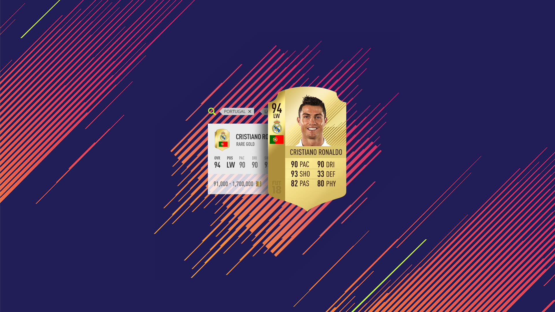 news database ufficiale fut 18
