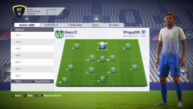 pro club fifa 18