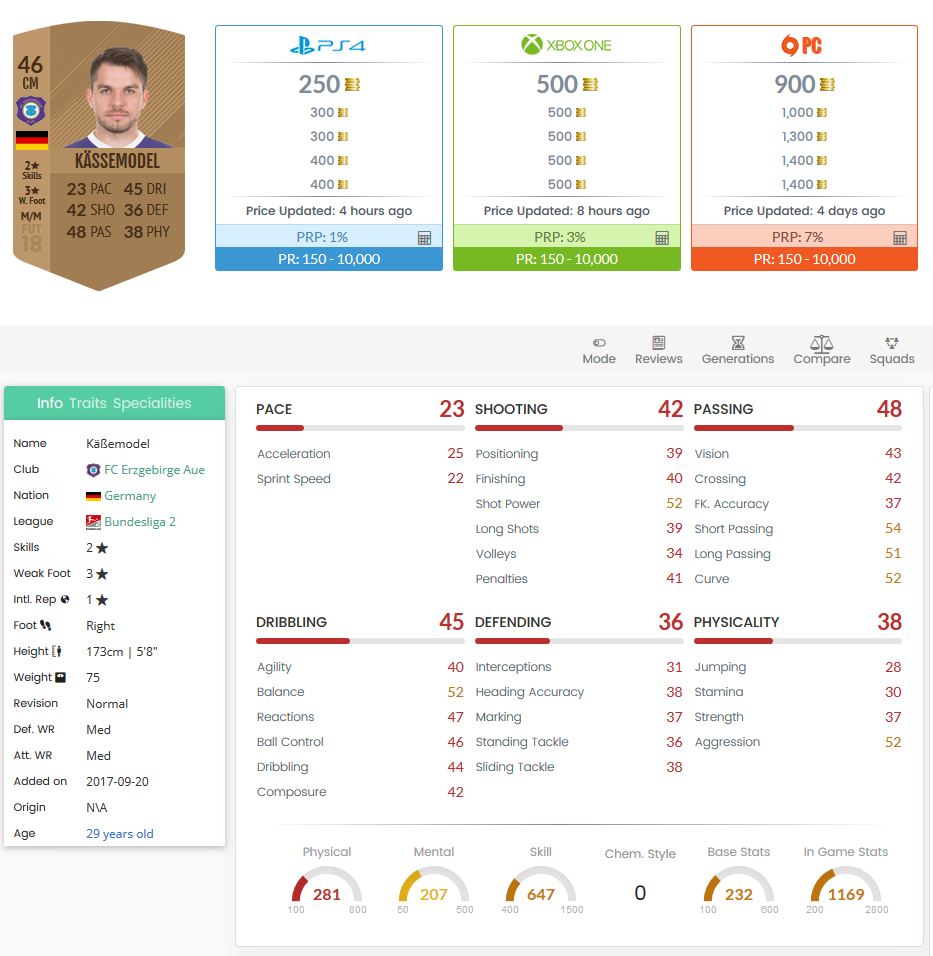 screen kabemodel fut 18