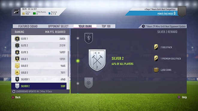 single player 4 fut 18