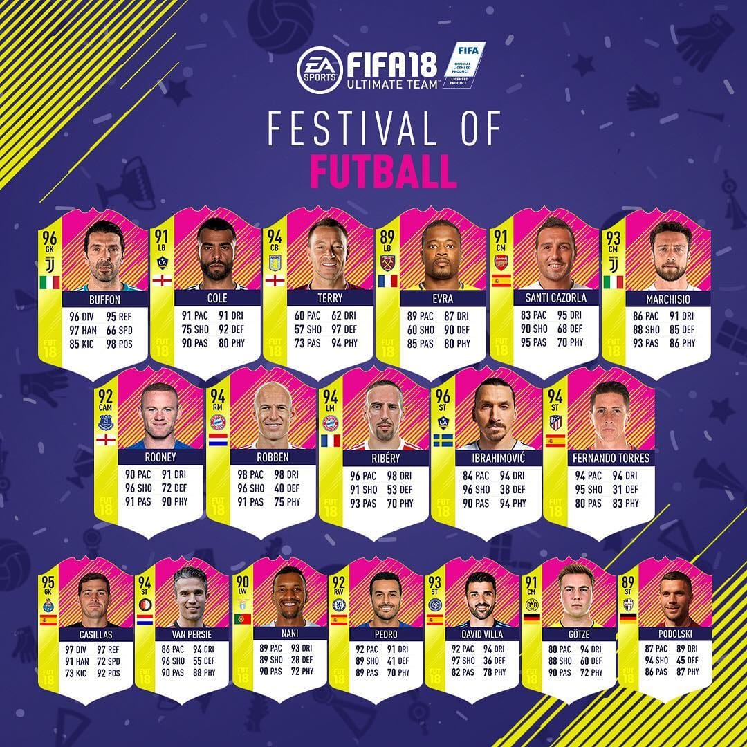 Festival of FUTball Classic European Squad fut 18
